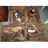 4 x boxes of woodworking tools