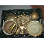 Box of brassware