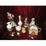 2 x shelves of decorative ornaments