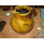 Studio pottery jug S Cree