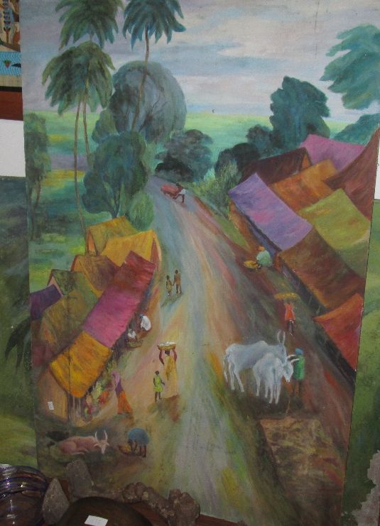 Mary Beresford Williams jungle scenes oils on boards