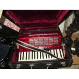 Baile squeeze box accordian in case