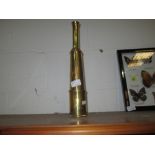 Antique style brass telescope