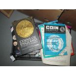 Assorted coin collecting magazines
