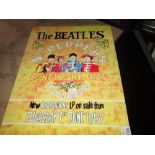 Vintage style metal advertising sign : Beatles