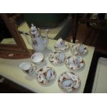 Duchess floral pattern coffee set