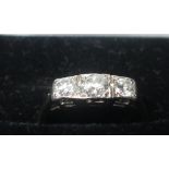 Three stone diamond engagement ring 3.