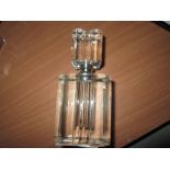 Art Deco style cut glass scent bottle