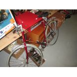 Late 1970's Peugeot 103 bicycle with later straight handle bars