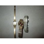 3 x ladies wristwatches : Sekonda, Imado,