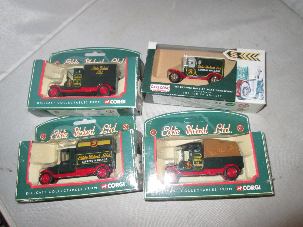 Die cast Corgi Eddie Stobart 5904 Volvo Curtainside Trailer (boxed near mint) & other Eddie Stobart - Image 3 of 3