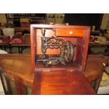Antique Weir sewing machine in mahogany box