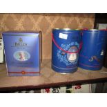 3 x commemorative Bells whisky bottles (boxed)