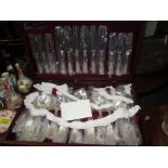 Stephenson of Sheffield canteen of kings pattern silver plated cutlery