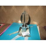 Cut glass Art Deco style scent bottle