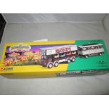 Corgi Classics die cast toy vehicle : Showmans Range Leyland Dodgem Truck & caravan set 24801
