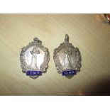 2 silver dancing medals