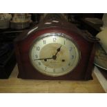 Vintage walnut mantle clock