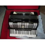 Vermona piano accordian in case