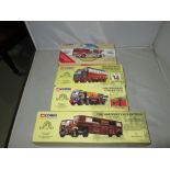 4 x Corgi die cast toy vehicles : Brewery Collection Foden Delivery 12401, Seddon Atkinson 27701,