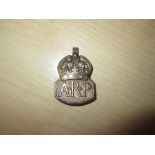 Silver ARP brooch London 1938