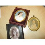 19th century portrait miniature,