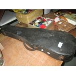 Vintage violin in case