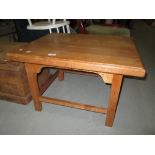 Vintage oak coffee table