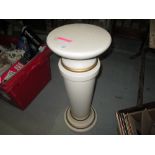 Pottery plant pedestal