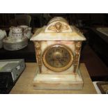 Early 20th century marble mantle clock