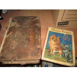 2 x volumes : Merry Times with Louis Wain & Complete English Traveller in leather binding circa