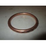 9 ct gold bangle Chester H.