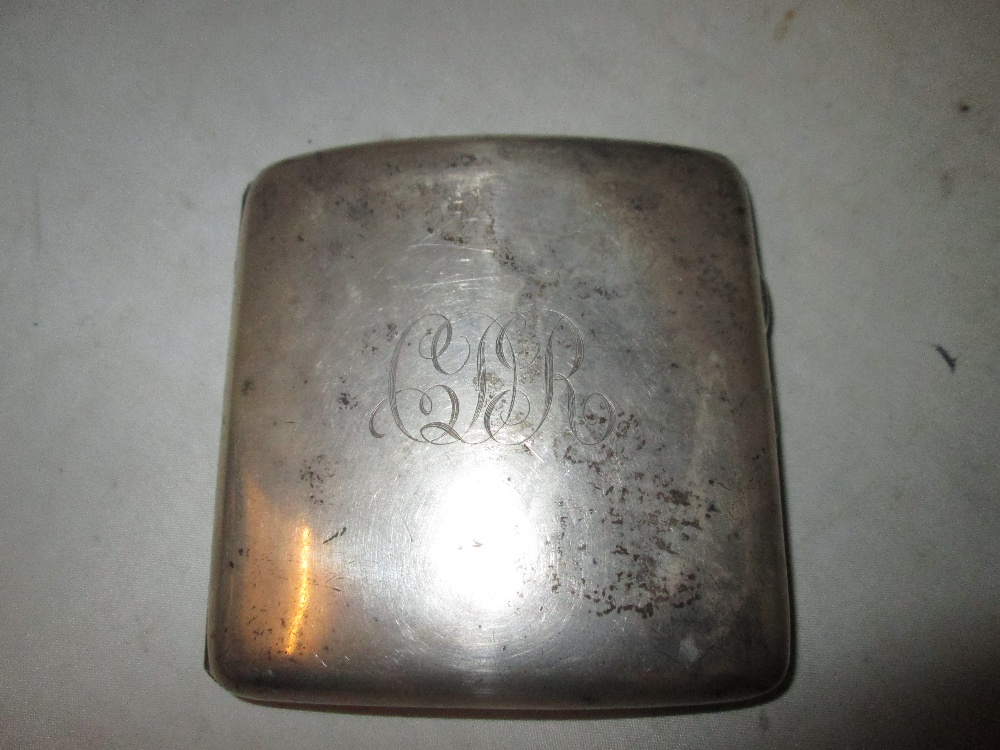 Solid silver cigarette case Birm.