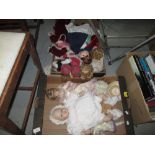 2 x boxes of collectors dolls