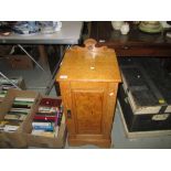 Early 20th century oak bedside cupboard