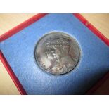 1910 - 1935 silver medal in case of issue