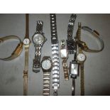 Bag of assorted watches : Yuanfa, Eurastyle, Henley, Redsky, Lorus, Maer,
