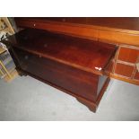 Mahogany veneered camphorwood blanket box