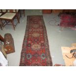 Mid 20th century wool rug / runner