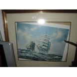 Ltd Edition Arthur Bradbury Marine print