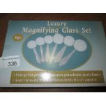 Magnifying glass set (boxed )