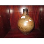 18th century bellarmine flagon bottle 27 cms (chip to rim)