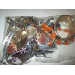 Assorted costume jewellery