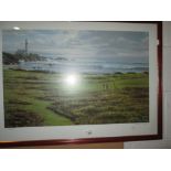 Signed print : Raymond Sipos At Turnberry