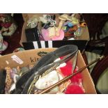 3 boxes of shoe and boot ornaments