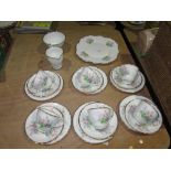 Royal Stafford floral pattern tea set