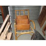 Vintage bamboo armchair,