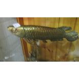 Chinese bronzed metal fish ornament