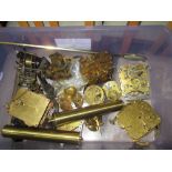 Box of assorted clock parts and movements
