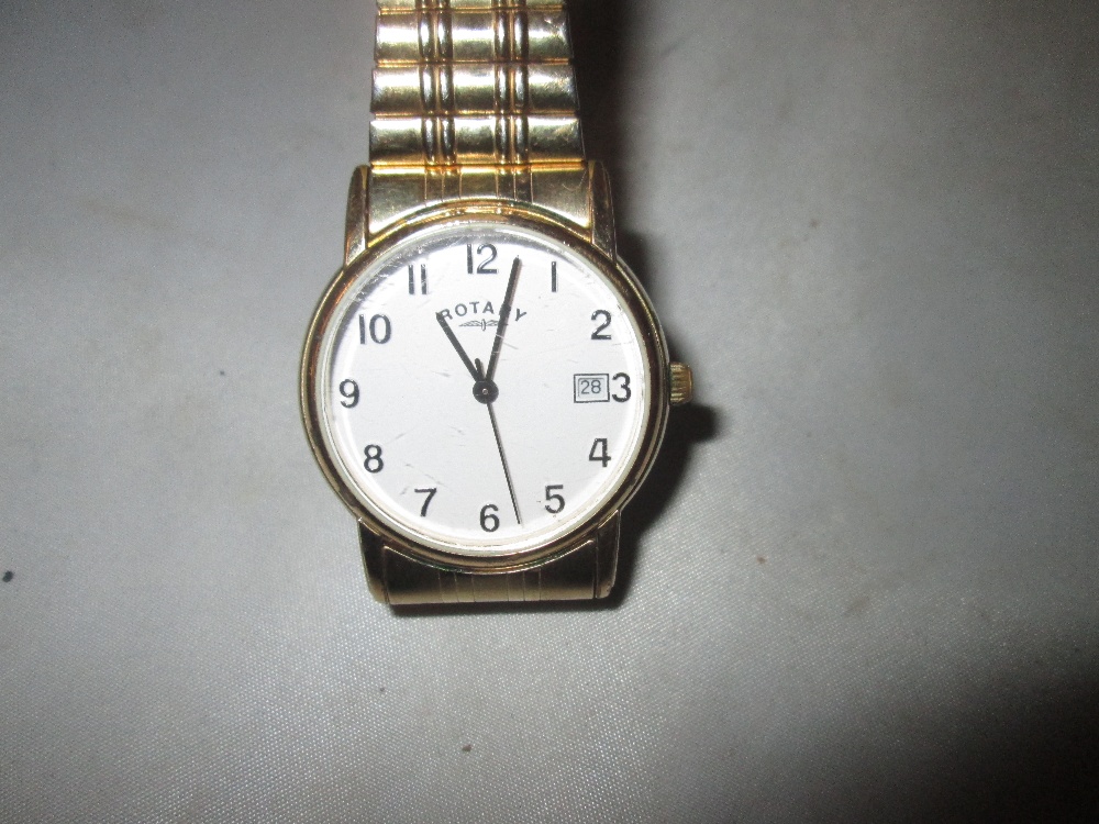 Gents Rotary wristwatch with articulated strap